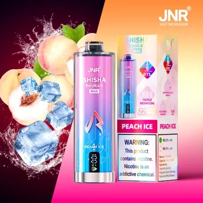 JNR Shisha Max 22K Peach Ice | 22000 Puffs Disposable Vape